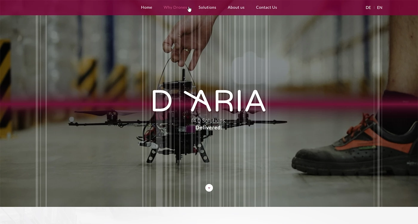 D-ARIA - Przemysł i technologie - Strony www - 1 projekt