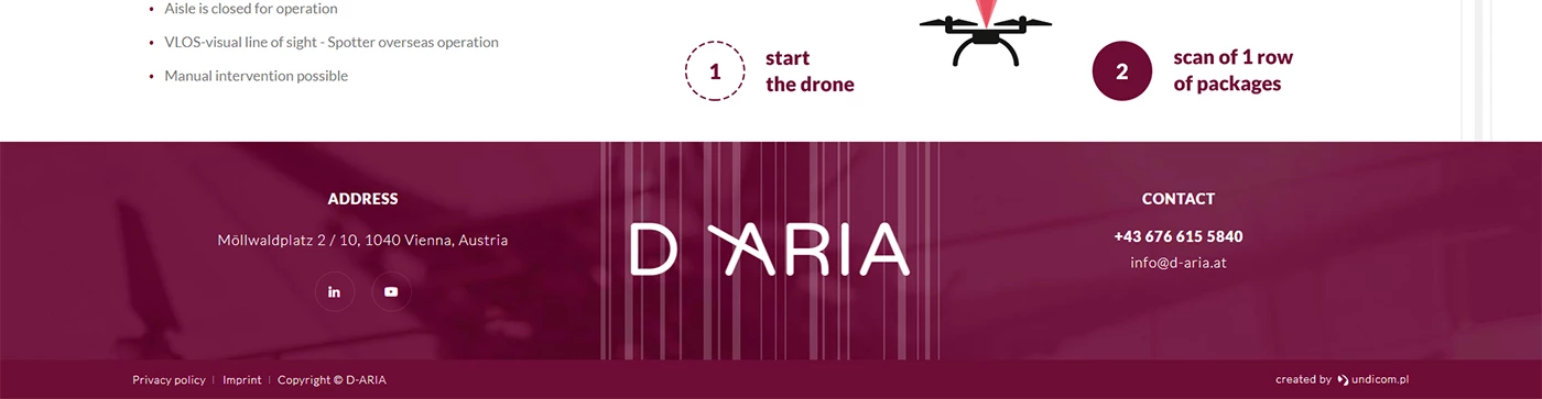 D-ARIA - Przemysł i technologie - Strony www - 9 projekt