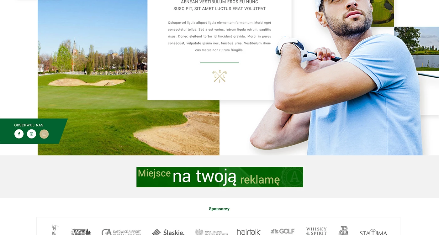 Armada Golf Club - Sport - Strony www - 5 projekt