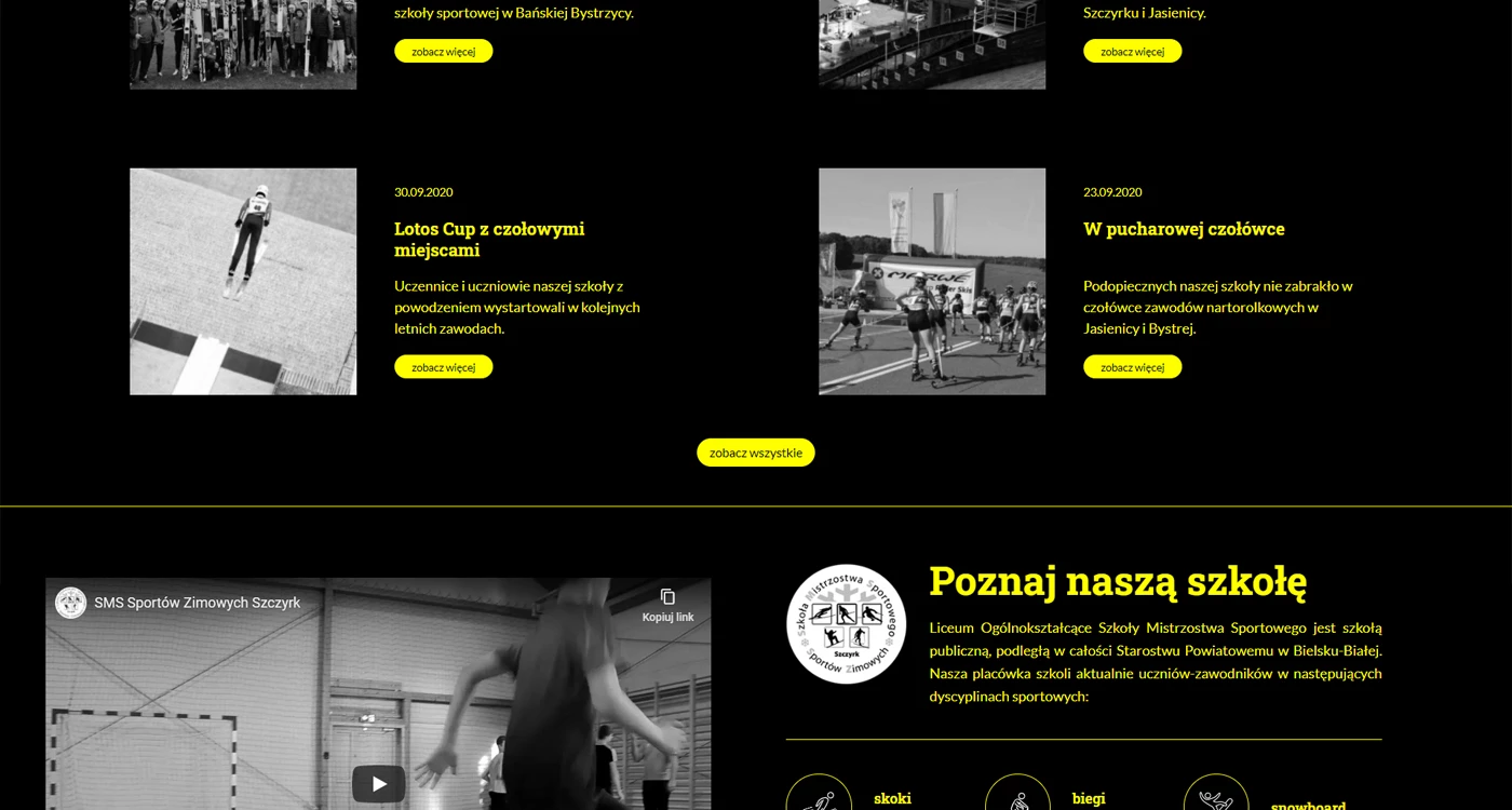SMS Szczyrk - Instytucje publiczne i edukacja - Strony www - 6 projekt
