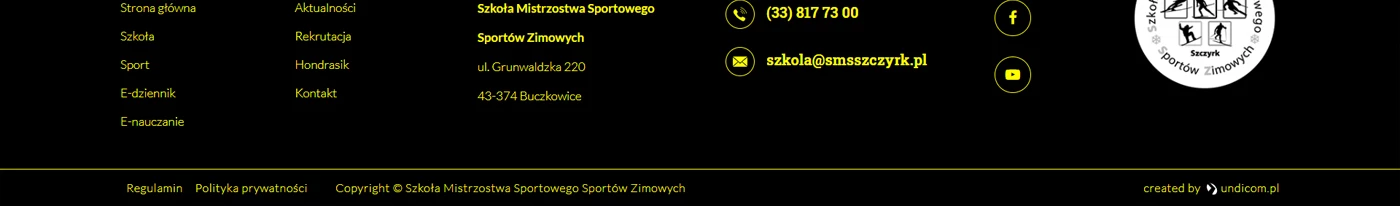 SMS Szczyrk - Instytucje publiczne i edukacja - Strony www - 8 projekt