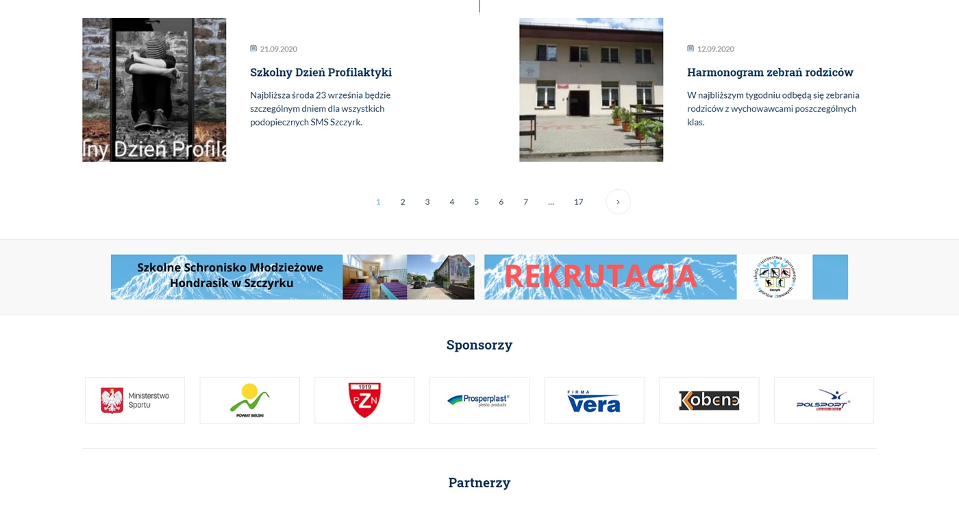SMS Szczyrk - Instytucje publiczne i edukacja - Strony www - 10 projekt
