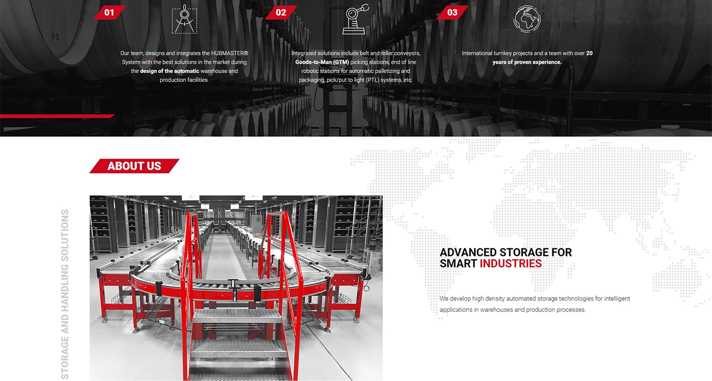 Hubmaster System - Przemysł i technologie - Strony www - 5 projekt