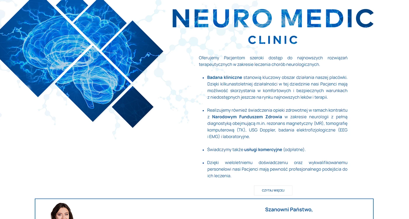 Neuro Medic - Zdrowie - Strony www - 2 projekt