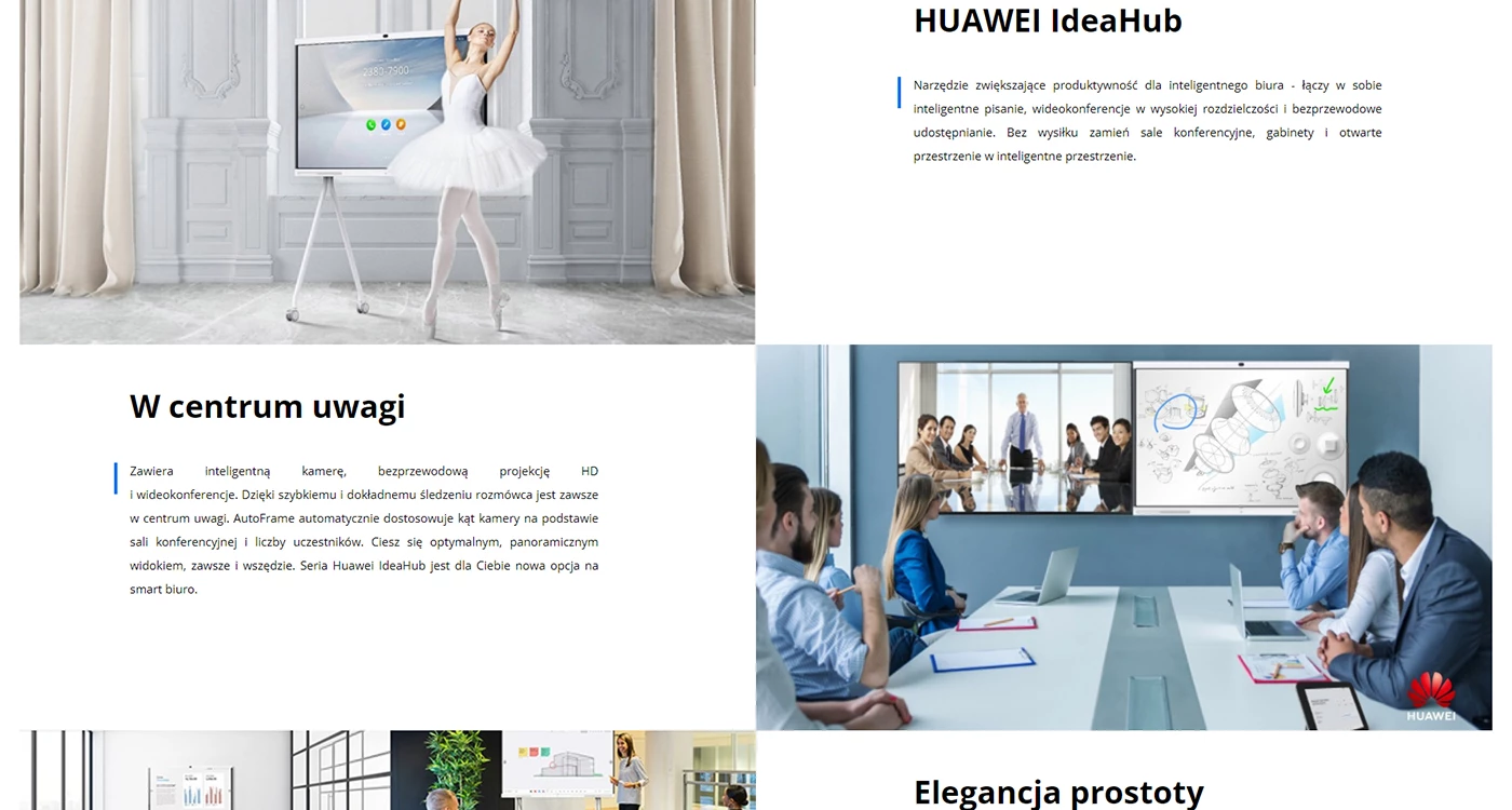 Huawei IdeaHub - Elektryka, elektronika - Strony www - 2 projekt