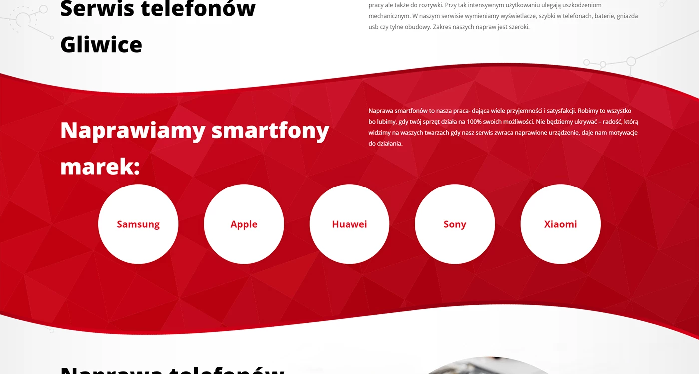 Smartfon Serwis -  - Strony www - 2 projekt