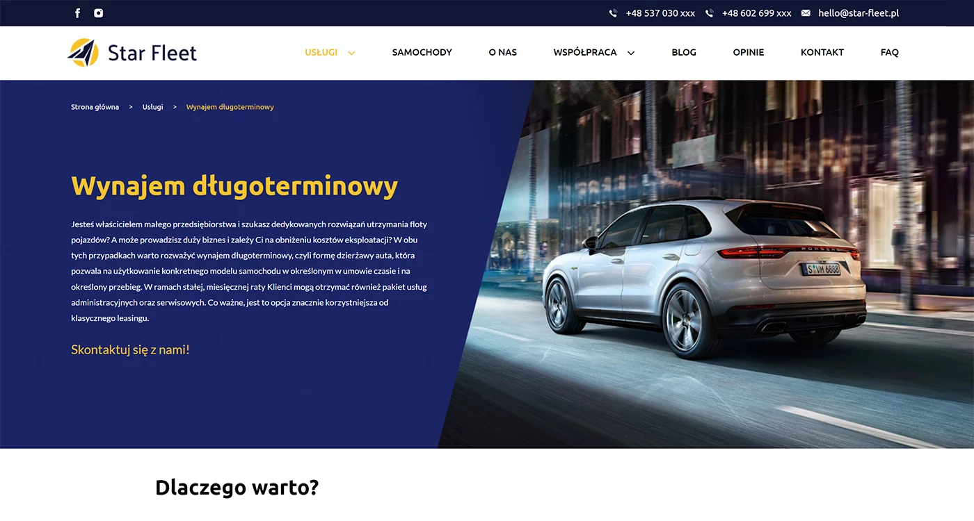 Star Fleet - Motoryzacja i transport - Strony www - 9 projekt Star Fleet - Motoryzacja i transport - Strony www - 9 projekt