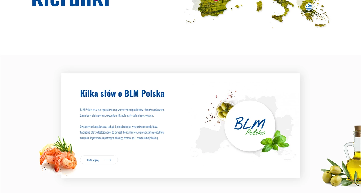BLM Polska - Gastronomia - Strony www - 4 projekt