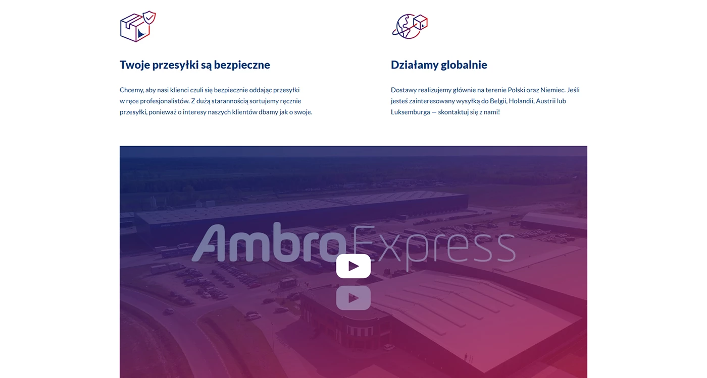 Ambro Express - Technologie, badania, usługi - Strony www - 11 projekt