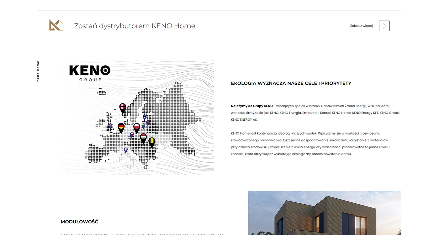 KenoHome -  - Strony www - 2 projekt