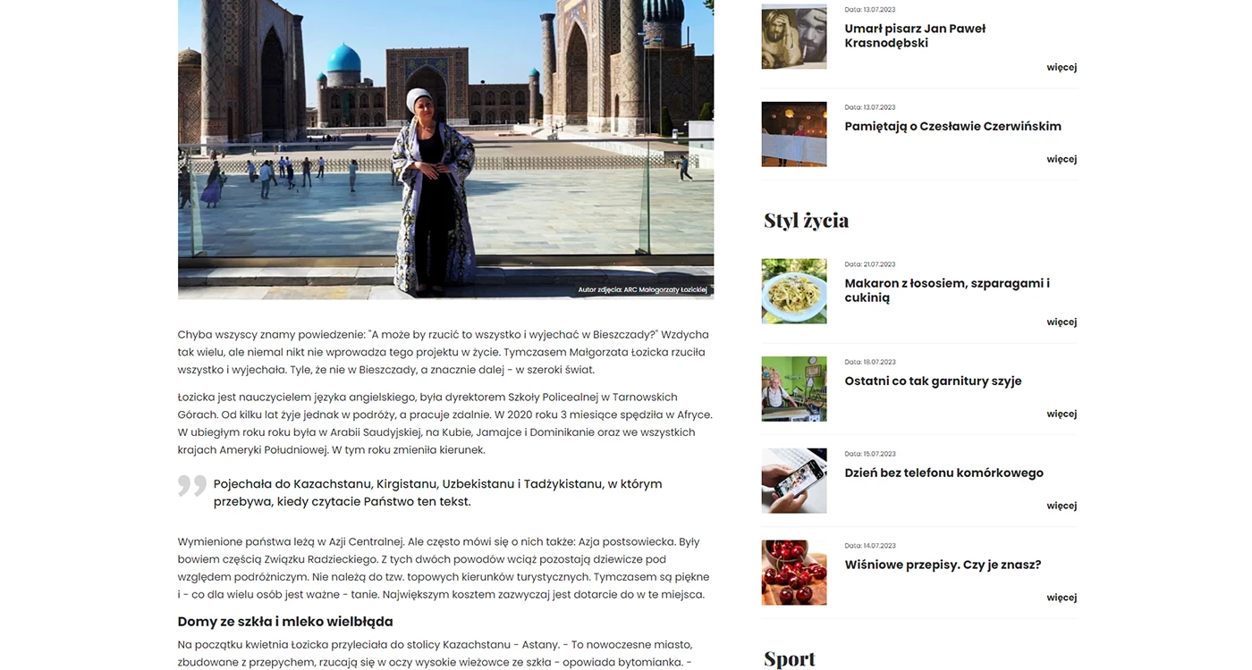 Życie Bytomskie - Instytucje publiczne, serwisy tematyczne - Portale - 10 projekt