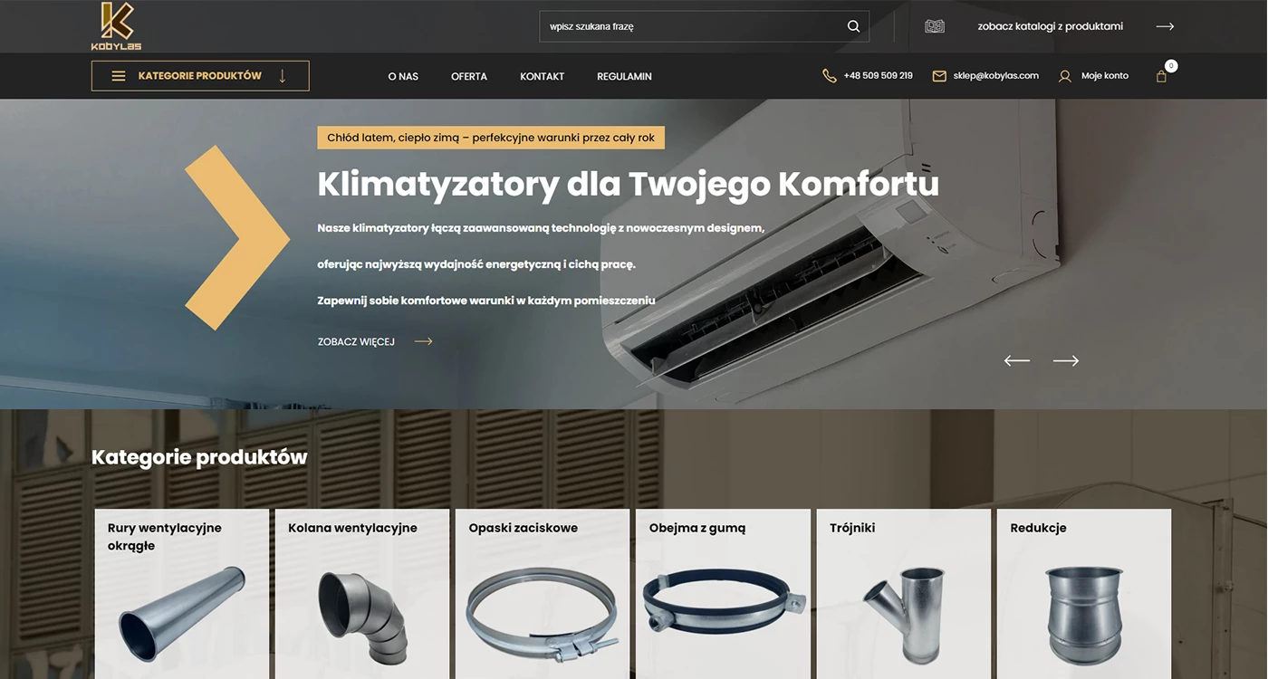 Kobylas firma produkcyjna - - Sklepy www - 1 projekt Kobylas firma produkcyjna - - Sklepy www - 1 projekt