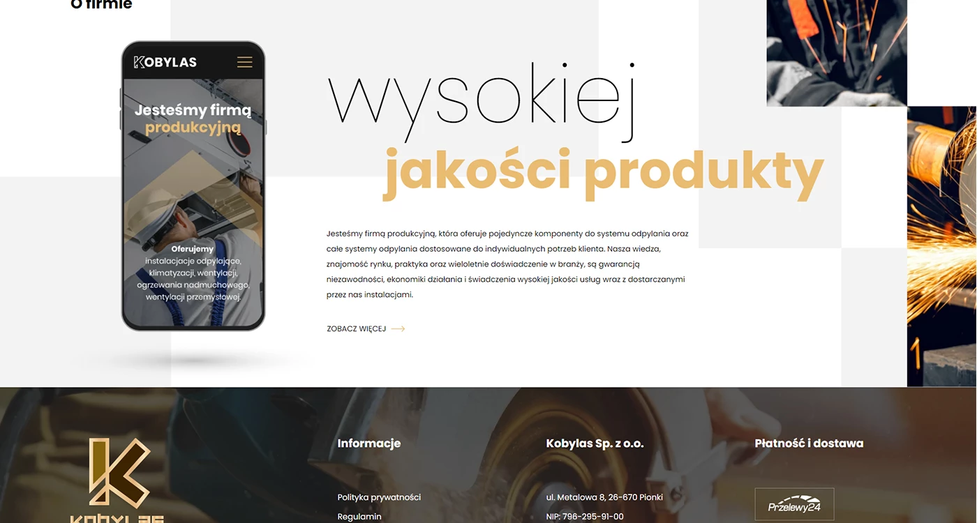 Kobylas firma produkcyjna - - Sklepy www - 3 projekt Kobylas firma produkcyjna - - Sklepy www - 3 projekt