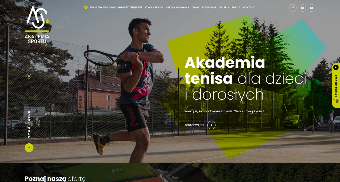 Akademia Sportu -  - Strony www - 1 projekt