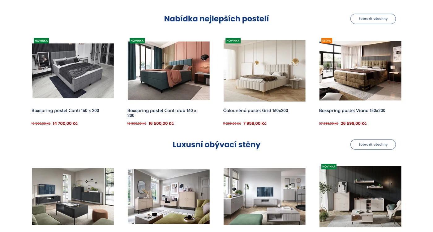 LUMAX nábytek - Budownictwo, architektura, wnętrza - Sklepy www - 3 projekt LUMAX nábytek - Budownictwo, architektura, wnętrza - Sklepy www - 3 projekt