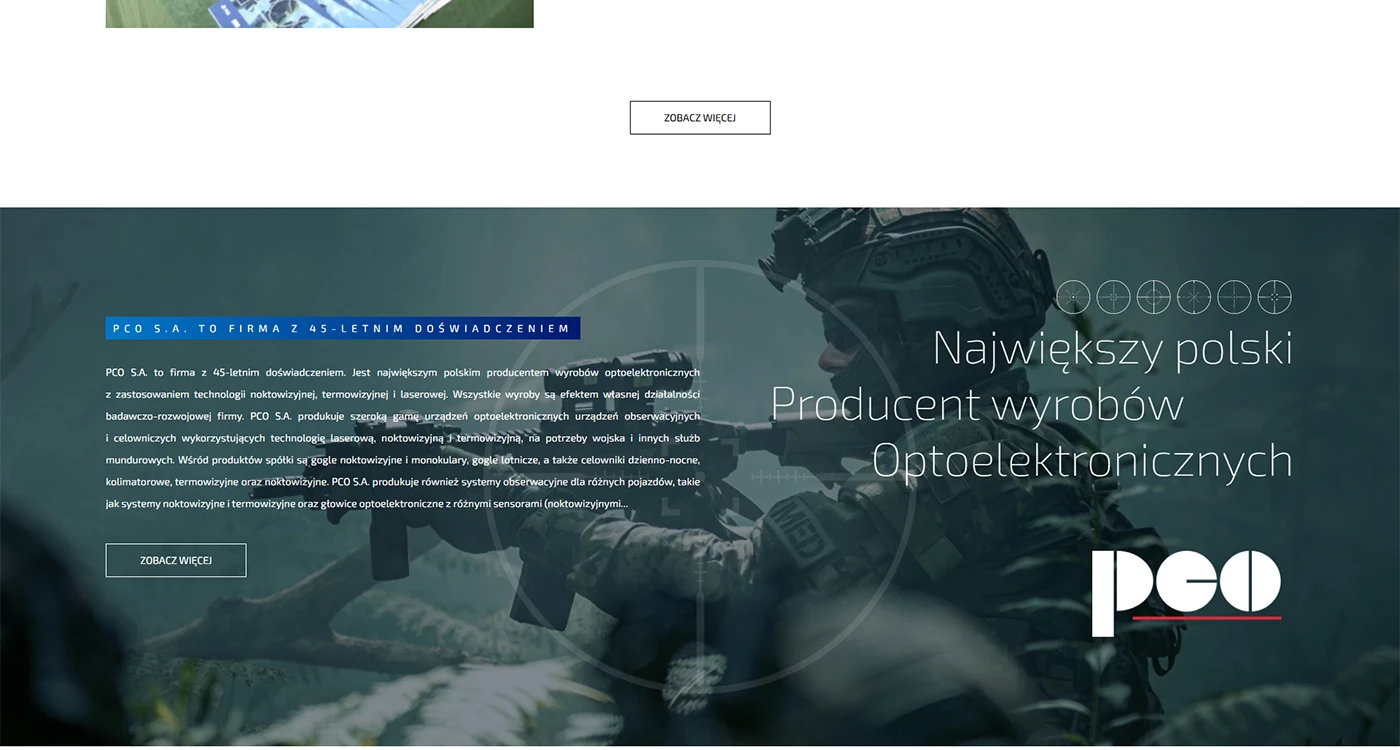 PCO Spółka Akcyjna - - Strony www - 9 projekt PCO Spółka Akcyjna - - Strony www - 9 projekt