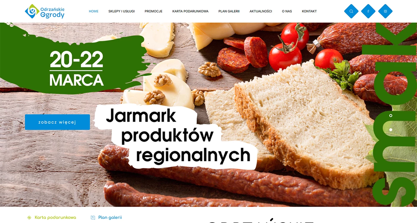 Odrzańskie Ogrody - - Strony www - 1 projekt Odrzańskie Ogrody - - Strony www - 1 projekt