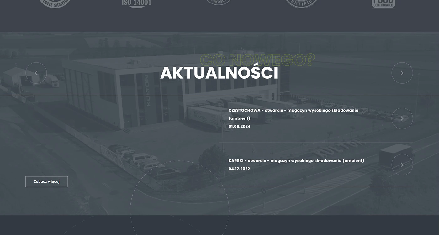 KUŁTON TRANSPORT - - Strony www - 5 projekt KUŁTON TRANSPORT - - Strony www - 5 projekt