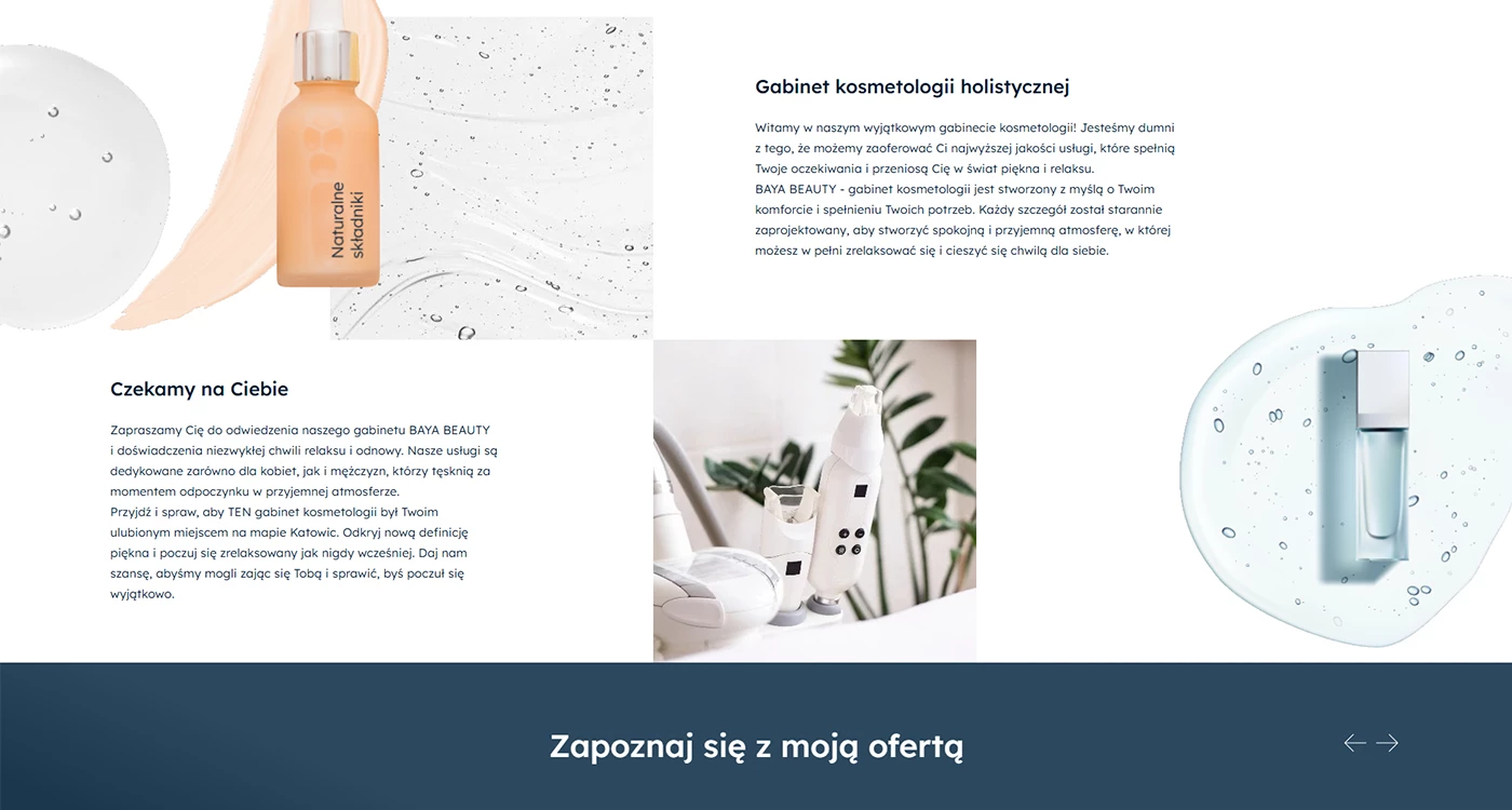 BAYA BEAUTY Salon kosmetologiczny - - Strony www - 2 projekt BAYA BEAUTY Salon kosmetologiczny - - Strony www - 2 projekt