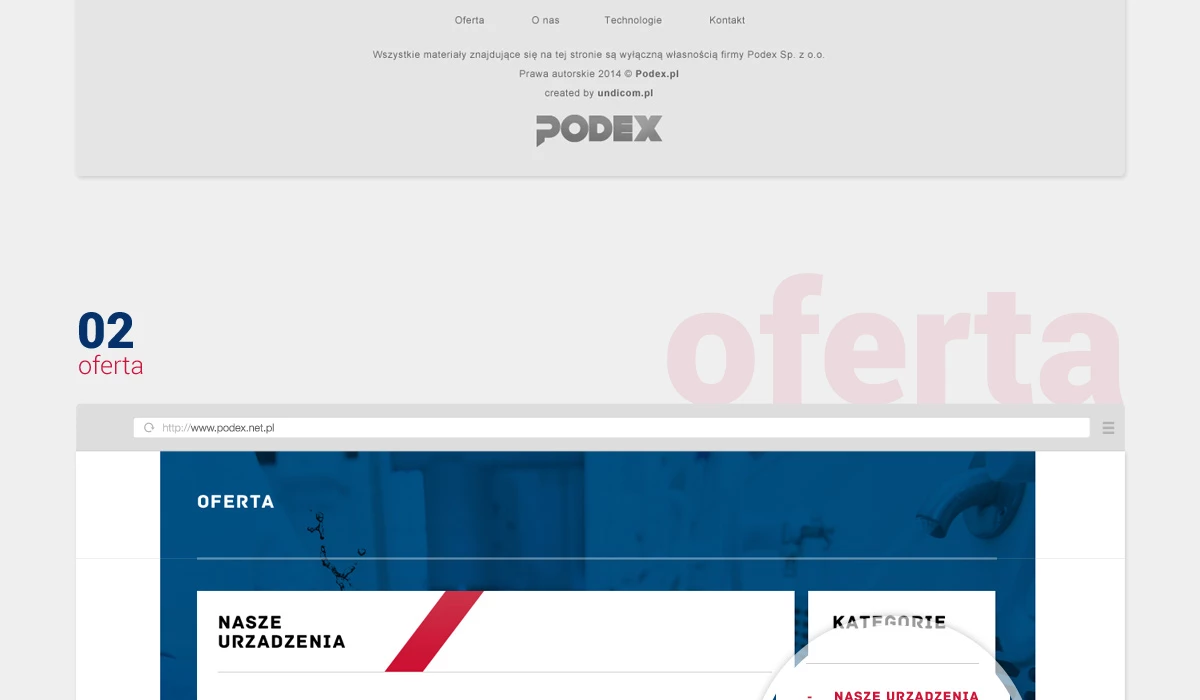 Podex - Technologie, badania, usługi - Strony www - 4 projekt