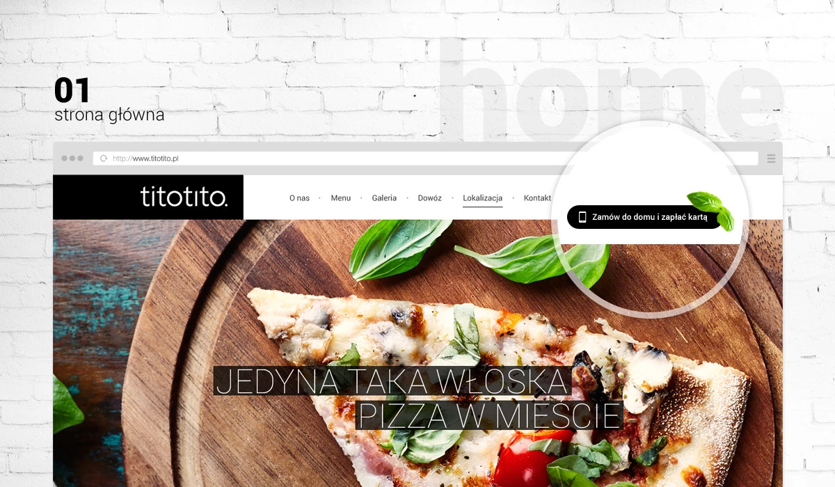 Titotito - Gastronomia - Strony www - 2 projekt