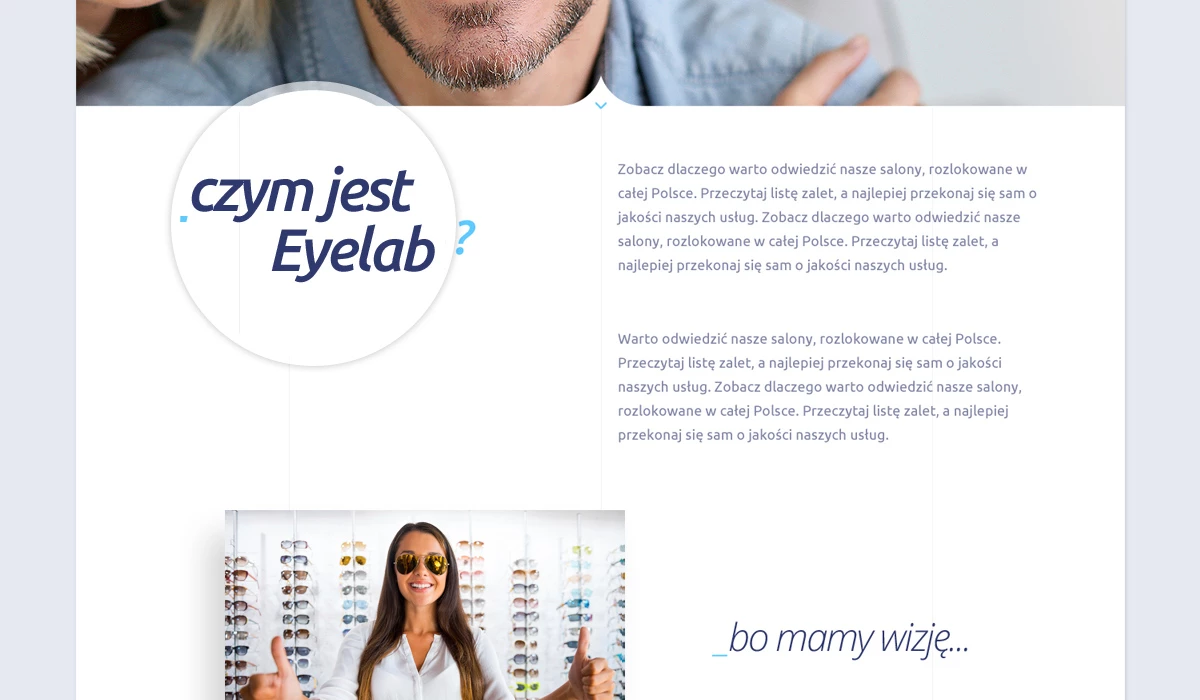 Eyelab - Zdrowie - Strony www - 3 projekt