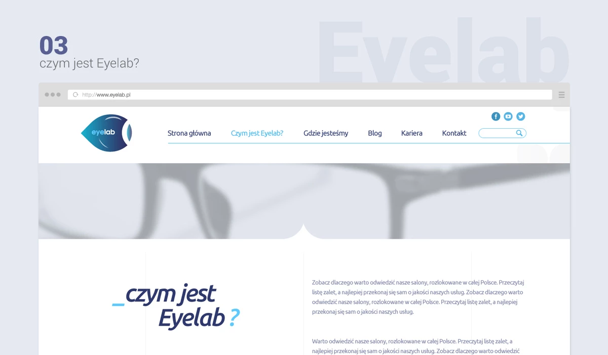 Eyelab - Zdrowie - Strony www - 9 projekt