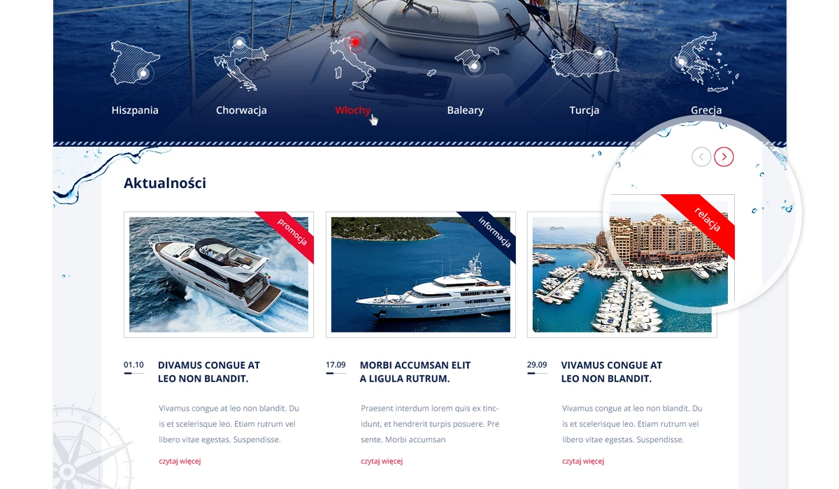 GM Yachting Polska - Sport - Strony www - 3 projekt