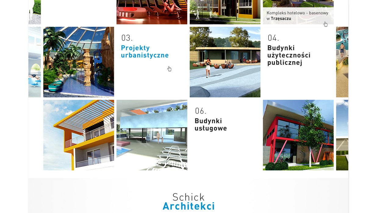 Schick Architekci - Budownictwo, architektura, wnętrza - Strony www - 6 projekt