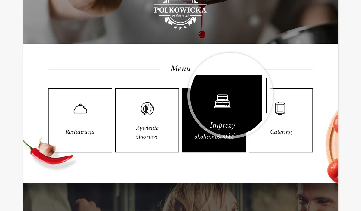 Strona www dla restauracji na dolnym śląsku - 9 projekt