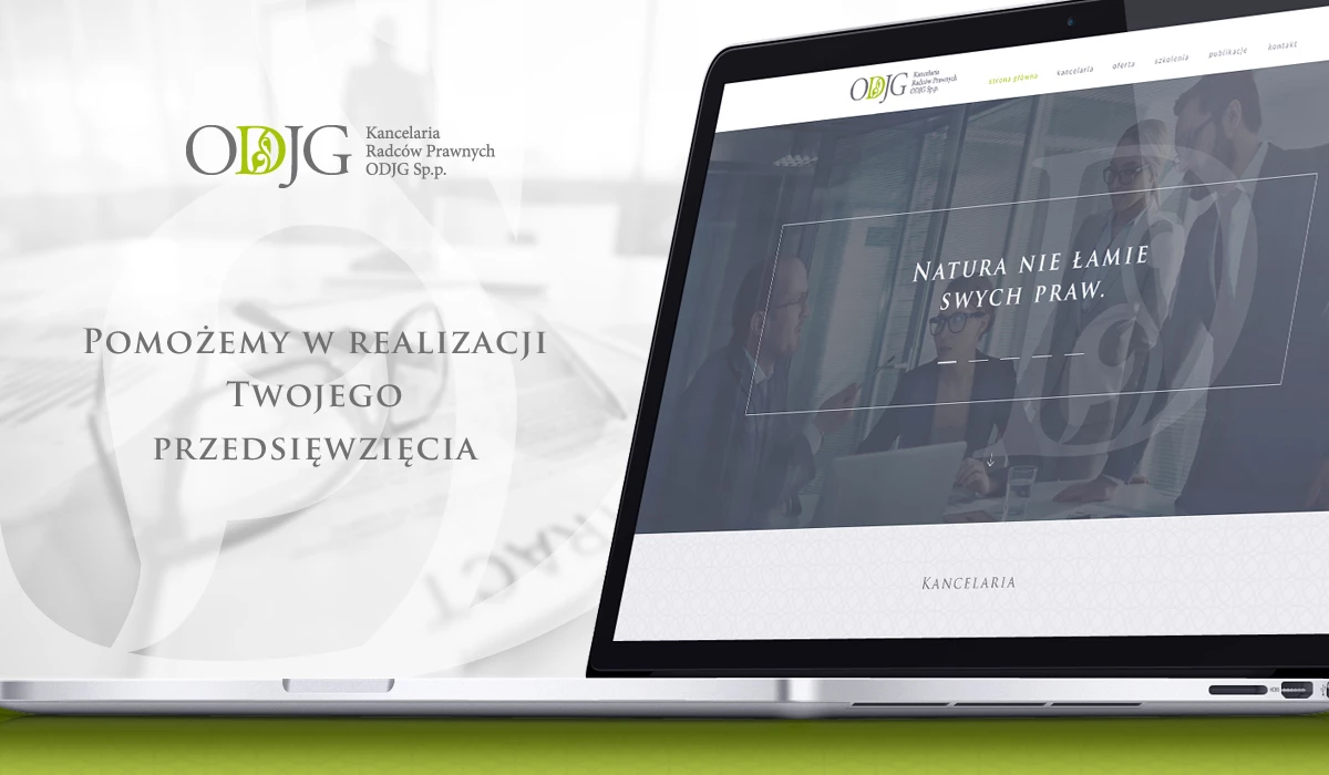 Kancelaria Radców Prawnych ODJG - Technologie, badania, usługi - Strony www - 1 projekt