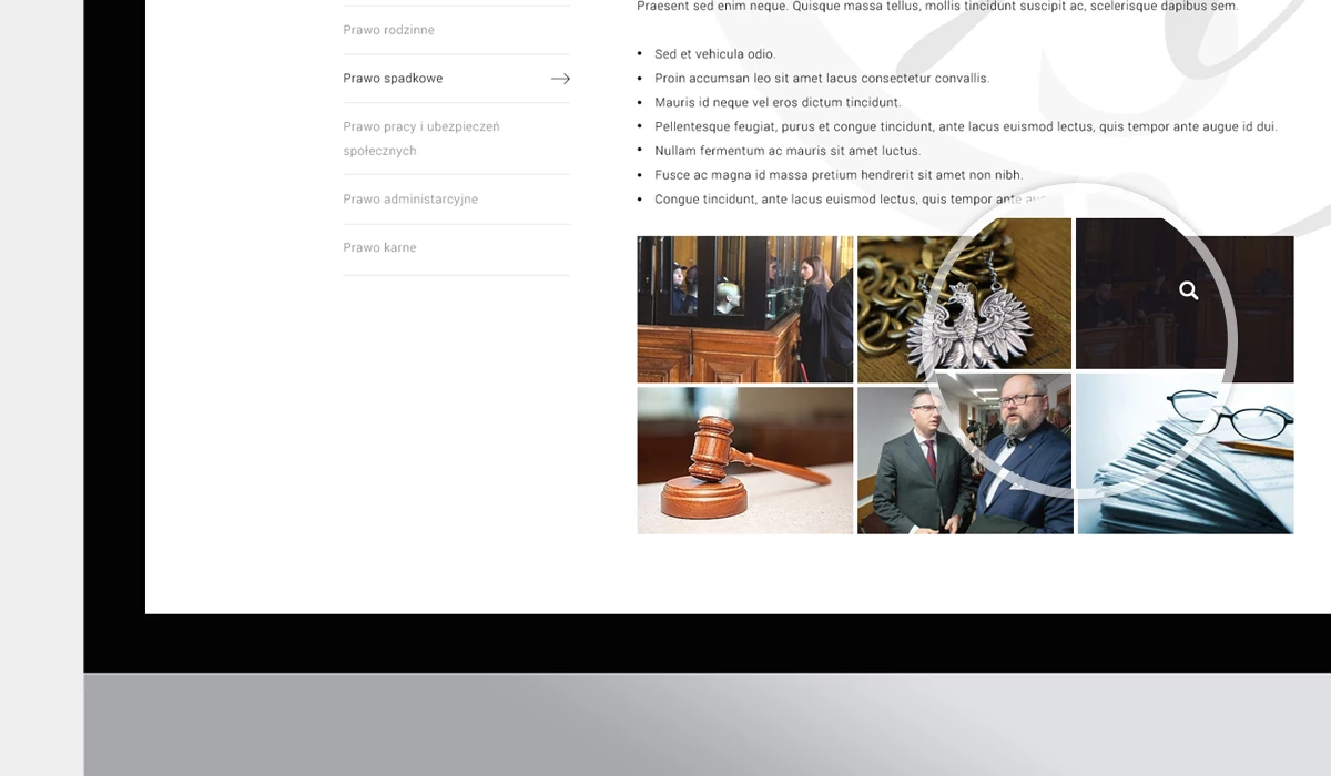 Kancelaria Radców Prawnych Zawisza - Prawo - Strony www - 8 projekt