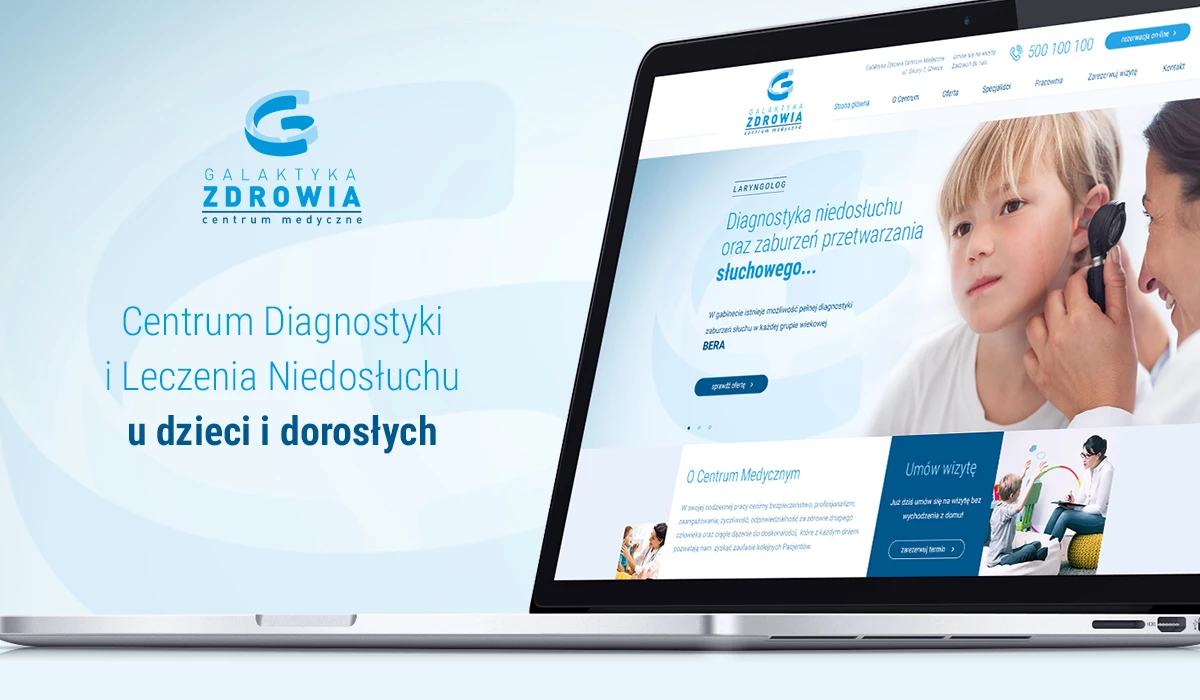 Strona dla prywatnego centrum medycznego w Gliwicach - 1 projekt