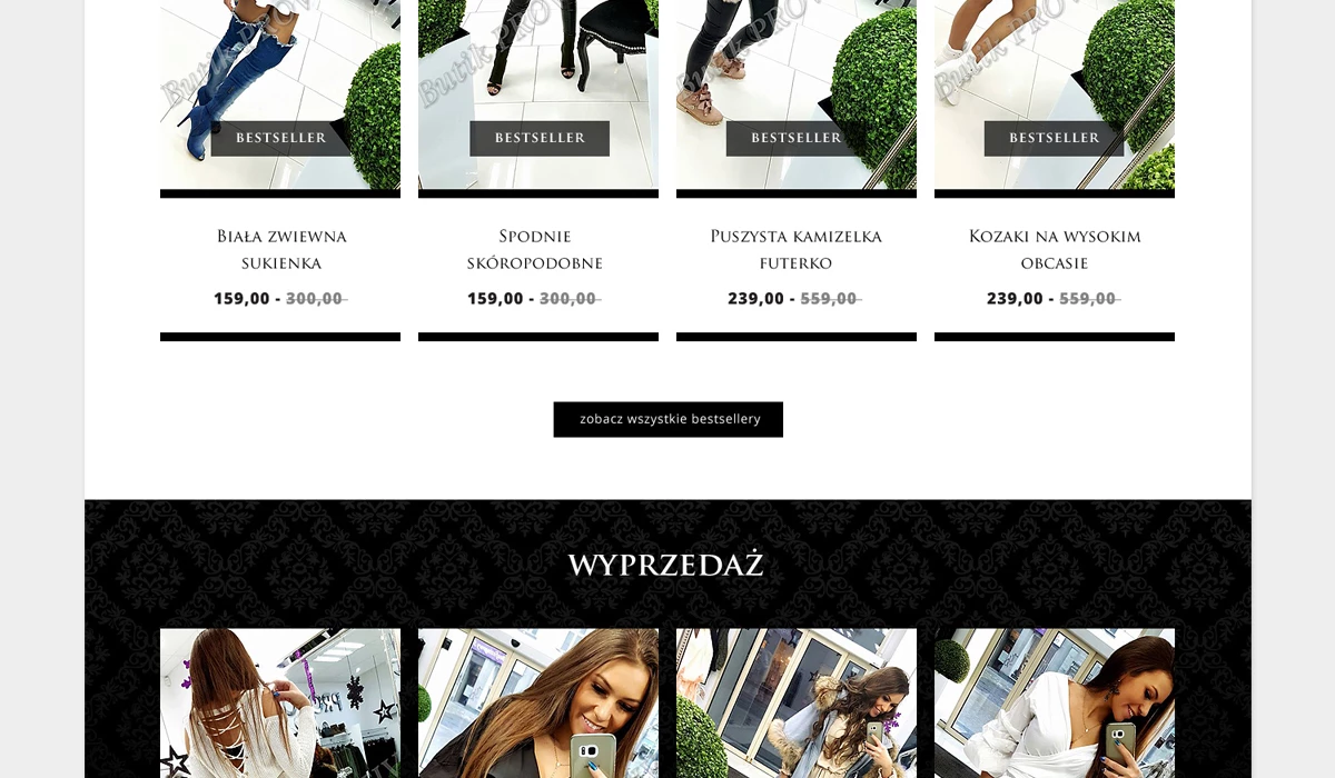 Provocativ to zrealizowany sklep internetowy z modą damską - 12 projekt
