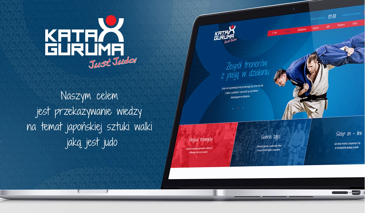 Serwis www dla szkoły Judo ze Śląska - 1 projekt
