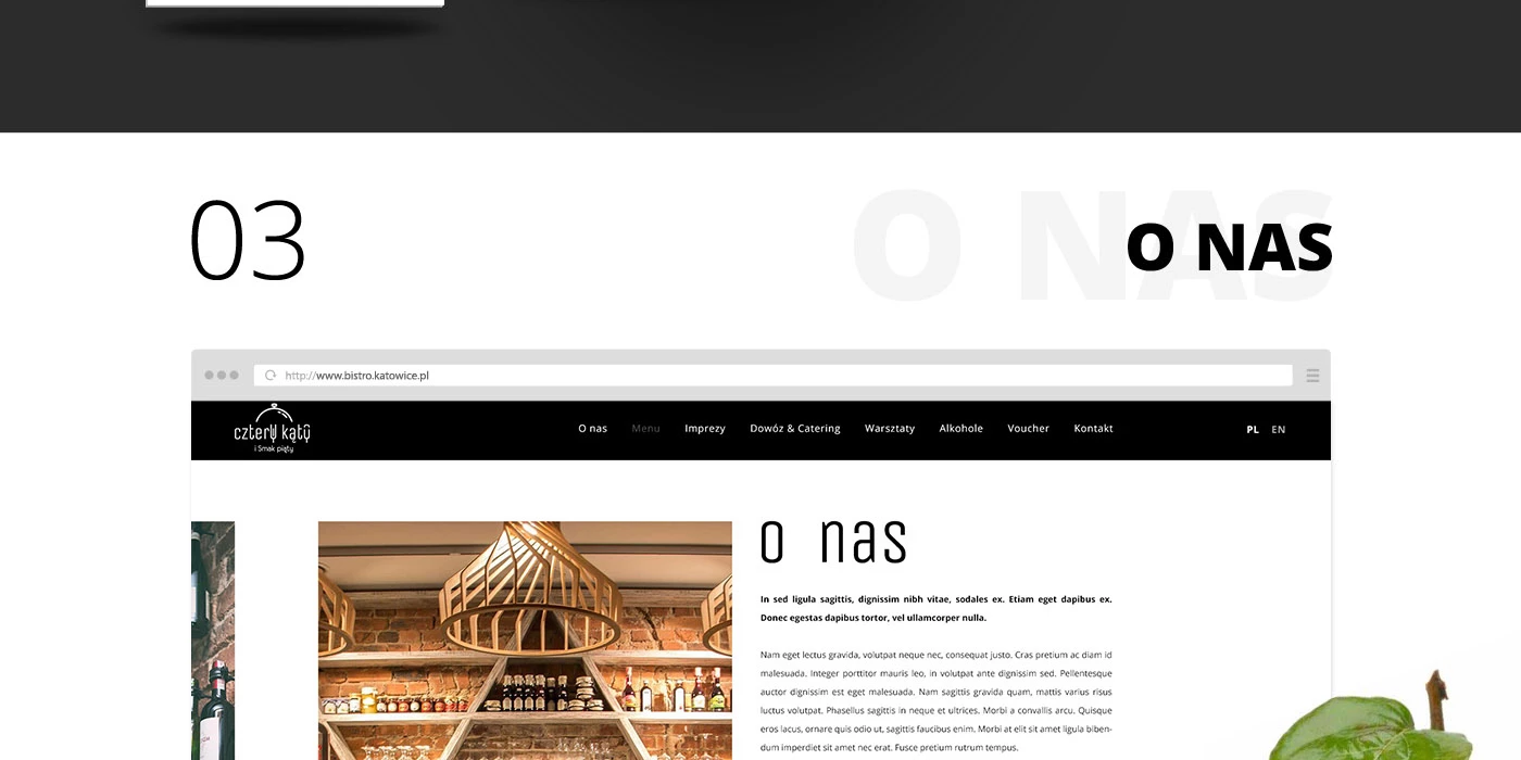 Strona internetowa dla Neo Bistro - Restauracji w Katowicach - 10 projekt