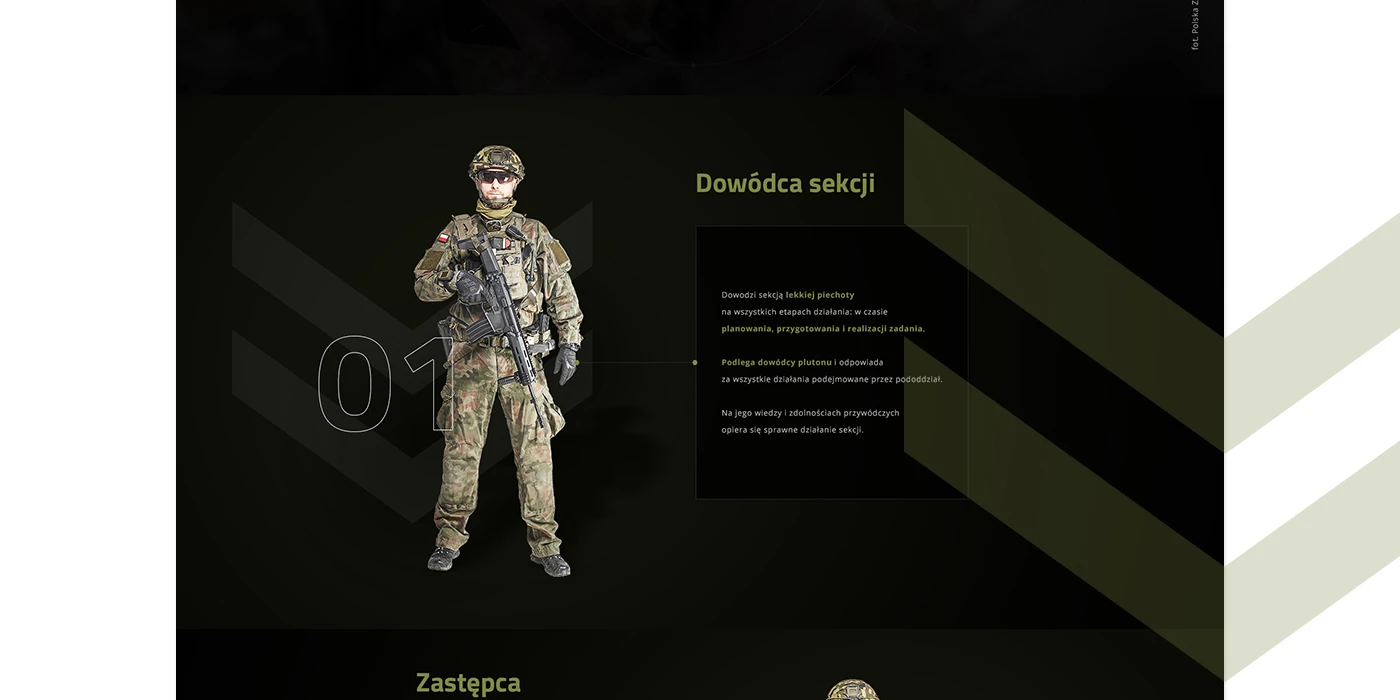 Wojska Obrony Terytorialnej - Instytucje publiczne, serwisy tematyczne - Strony www - 9 projekt