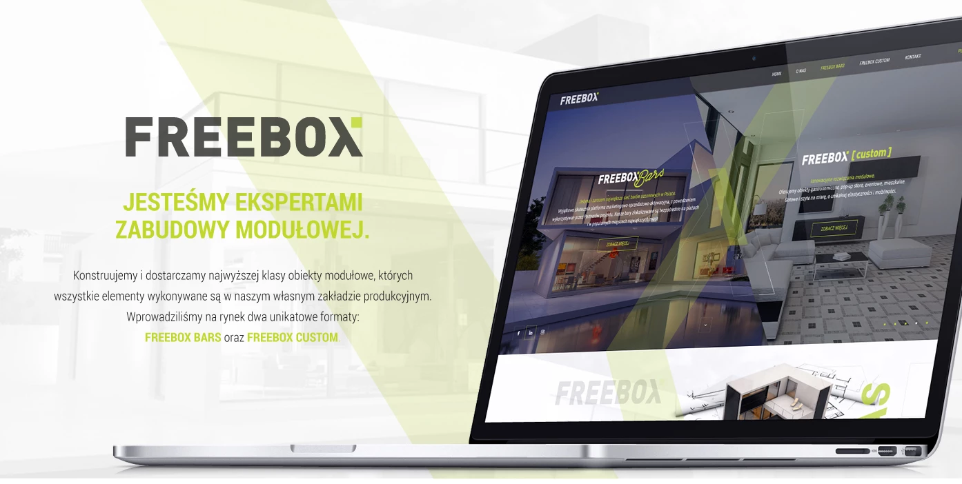 Freebox - Budownictwo, architektura, wnętrza - Strony www - 1 projekt