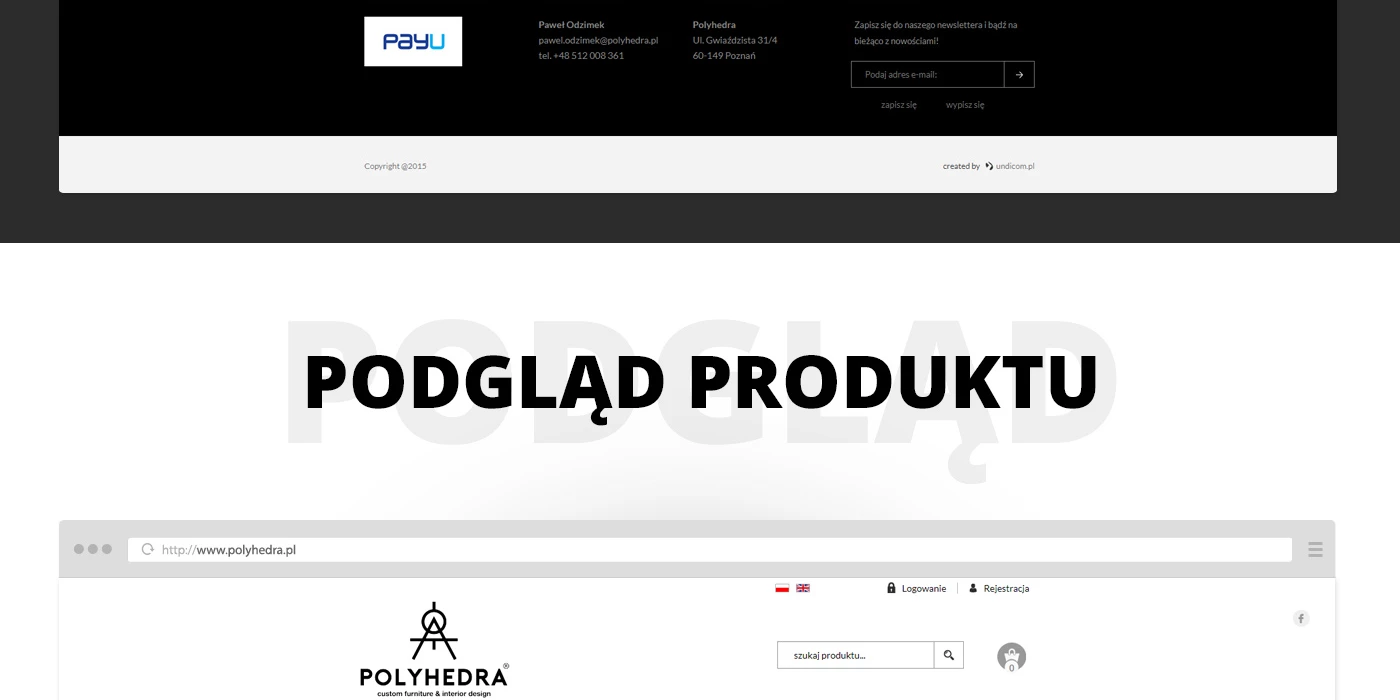 Polyhedra - Projektowanie i reklama - Sklepy www - 6 projekt