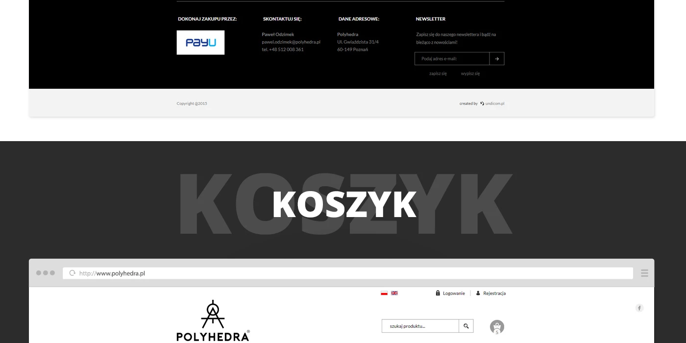 Polyhedra - Projektowanie i reklama - Sklepy www - 8 projekt