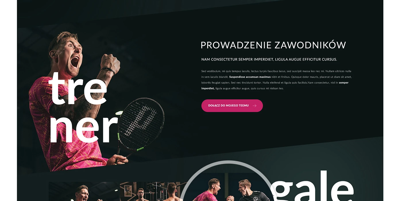 Mateusz Kowalczyk - Sport - Strony www - 4 projekt