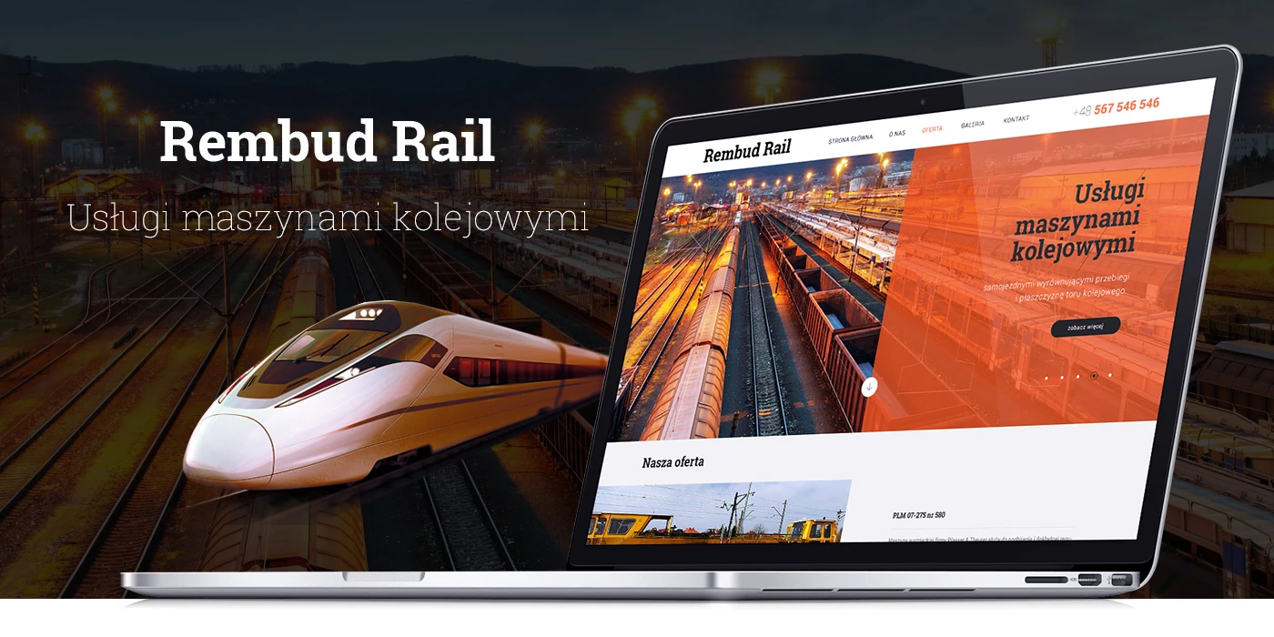 Rembud Rail - Motoryzacja i transport - Strony www - 1 projekt