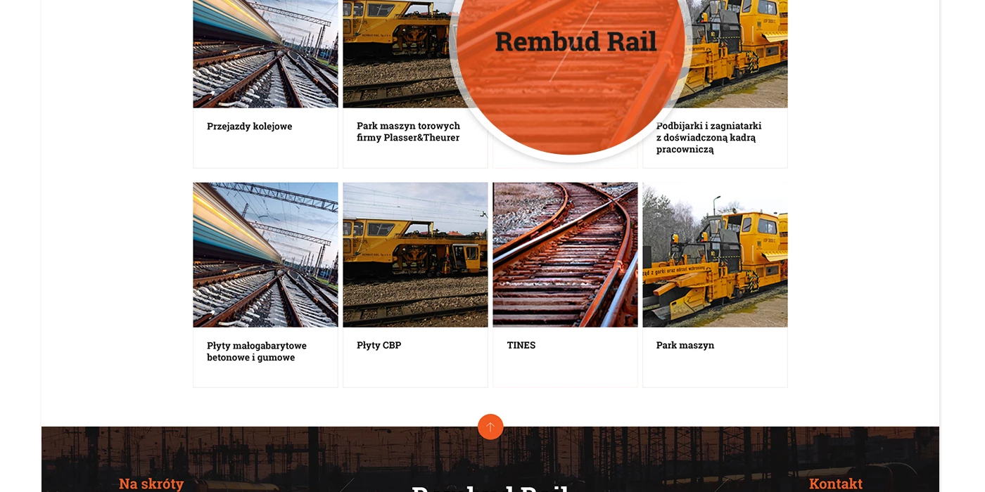 Rembud Rail - Motoryzacja i transport - Strony www - 10 projekt