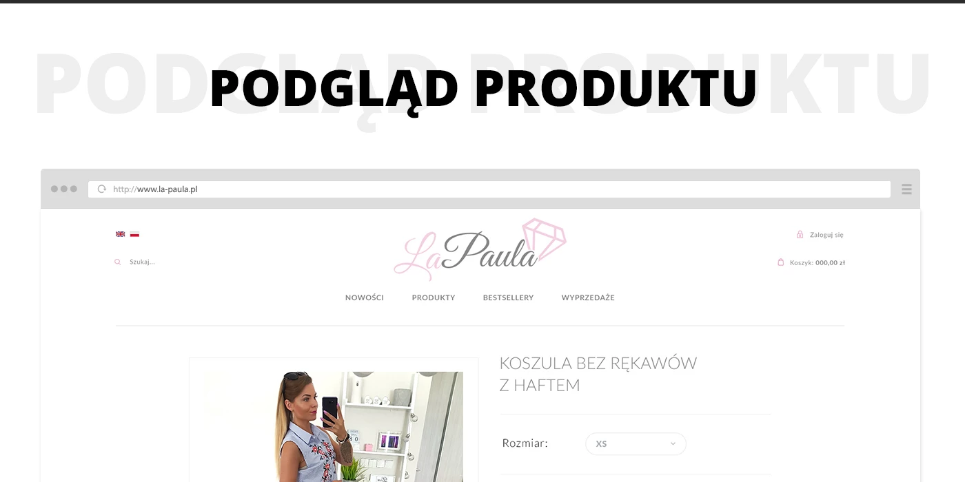 Przygotowanie sklepu internetowego z odzieżą damską - 10 projekt