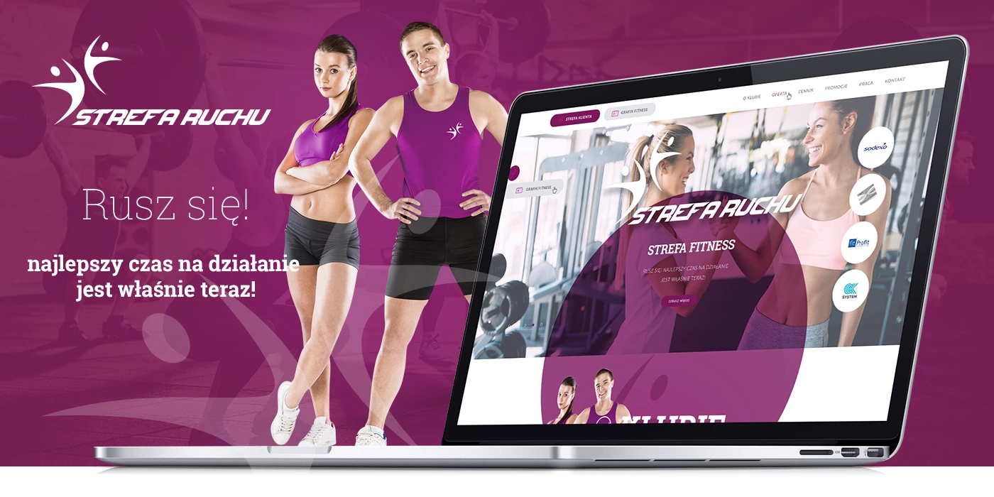 Strona www dla klubu fitness - 1 projekt