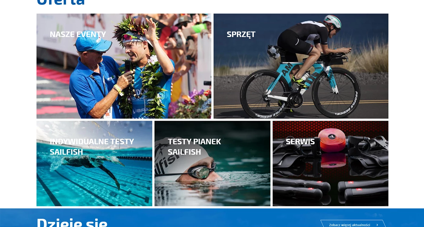 Triathlonsport - Sport - Strony www - 2 projekt