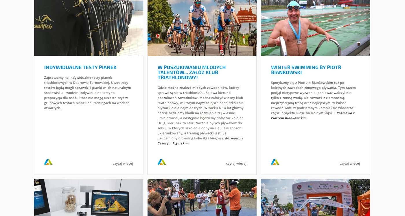 Triathlonsport - Sport - Strony www - 8 projekt
