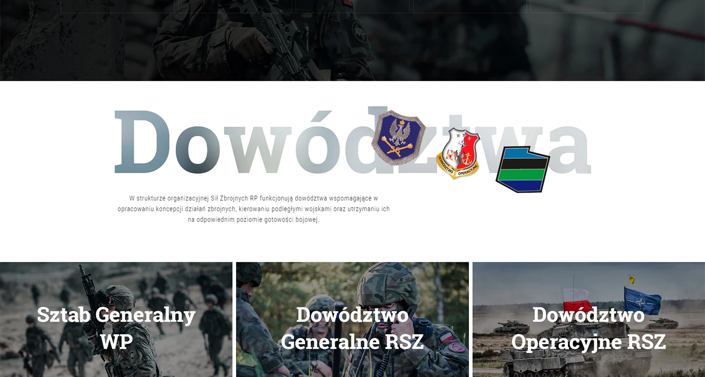 Wojsko Polskie - Wojsko i militaria - Strony www - 15 projekt