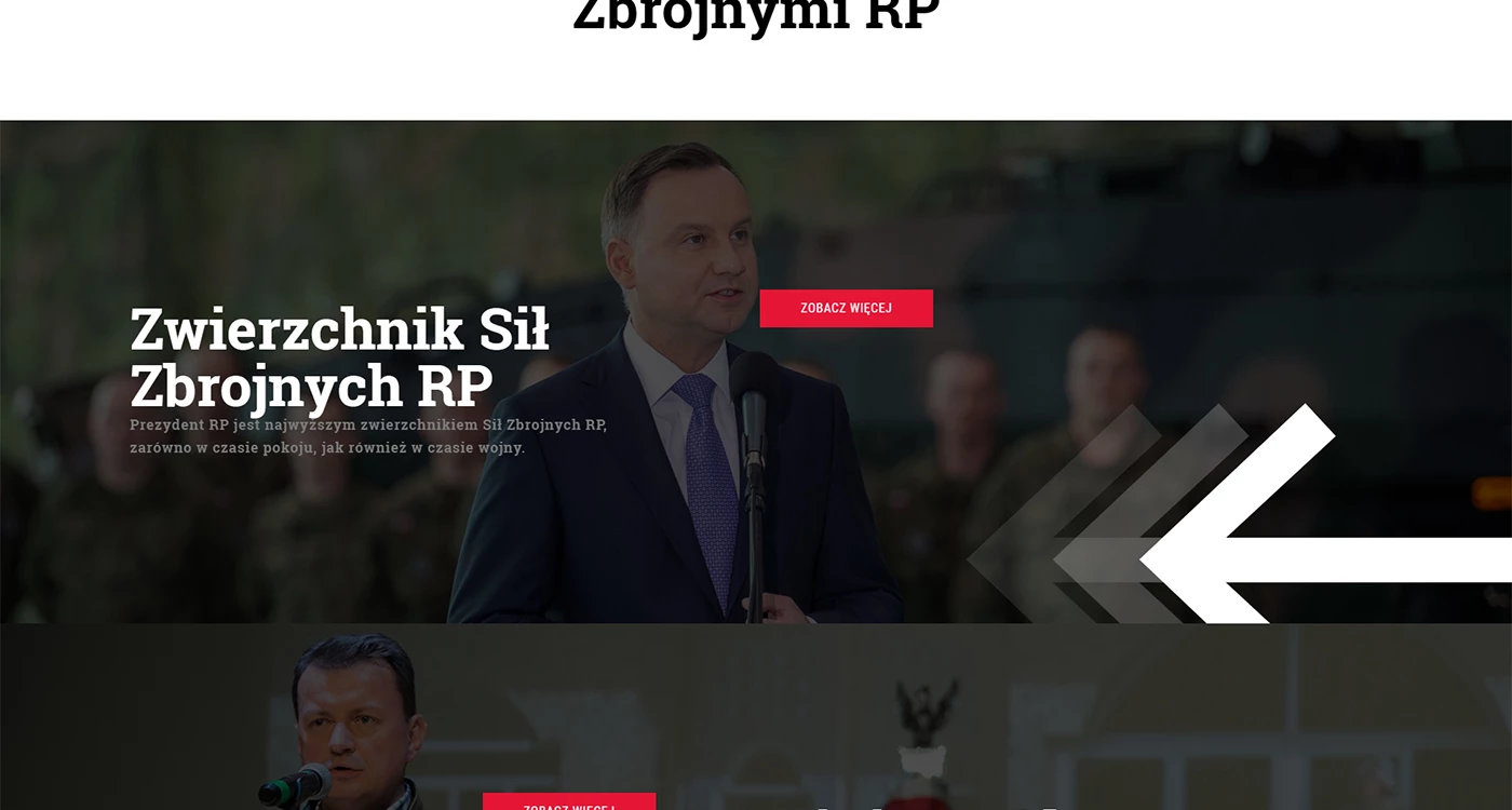 Wojsko Polskie - Wojsko i militaria - Strony www - 17 projekt