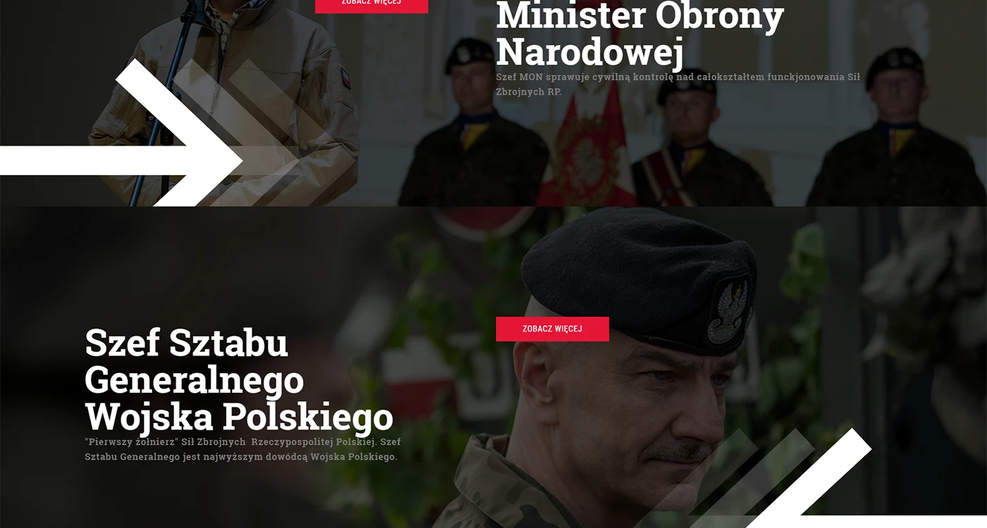 Wojsko Polskie - Wojsko i militaria - Strony www - 18 projekt